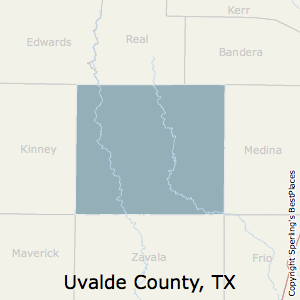 county uvalde texas maps